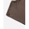 imageMilumia Girls 2 Pack Ribbed Knit Sleeveless Round Neck Casual Baisc Crop Tank TopBlack and Coffee