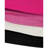 imageMilumia Girls 4 Pack Dance Tops Ruched Knot Side Solid Round Neck Crop Tank TopsMulti Pink