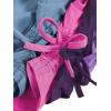 imageMilumia Girls 4 Pack Dance Tops Ruched Knot Side Solid Round Neck Crop Tank TopsMulti Purple Pink