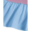 imageMilumia Girls Two Piece Outfits Houndstooth Puff Sleeve Tee and Flare Pants SetMulti Blue Pink