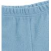 imageMilumia Girls Two Piece Outfits Houndstooth Puff Sleeve Tee and Flare Pants SetWhite and Light Blue