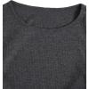 imageMilumia Womens Casual Rib Knit Short Sleeve Drawstring Ruched Bodycon Mini T Shirt DressDark Grey