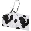 imageMilumia Girls 3 Piece Tie Dye Bikini Set Swimsuit with Drawstring Beach Skirt SwimwearWhite and Black