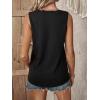 imageMilumia Women Cut Out Rock Ripped Tank Tops Trendy Going Out Concert Tees ShirtsBlack