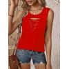 imageMilumia Women Cut Out Rock Ripped Tank Tops Trendy Going Out Concert Tees ShirtsRed