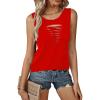 imageMilumia Women Cut Out Rock Ripped Tank Tops Trendy Going Out Concert Tees ShirtsRed